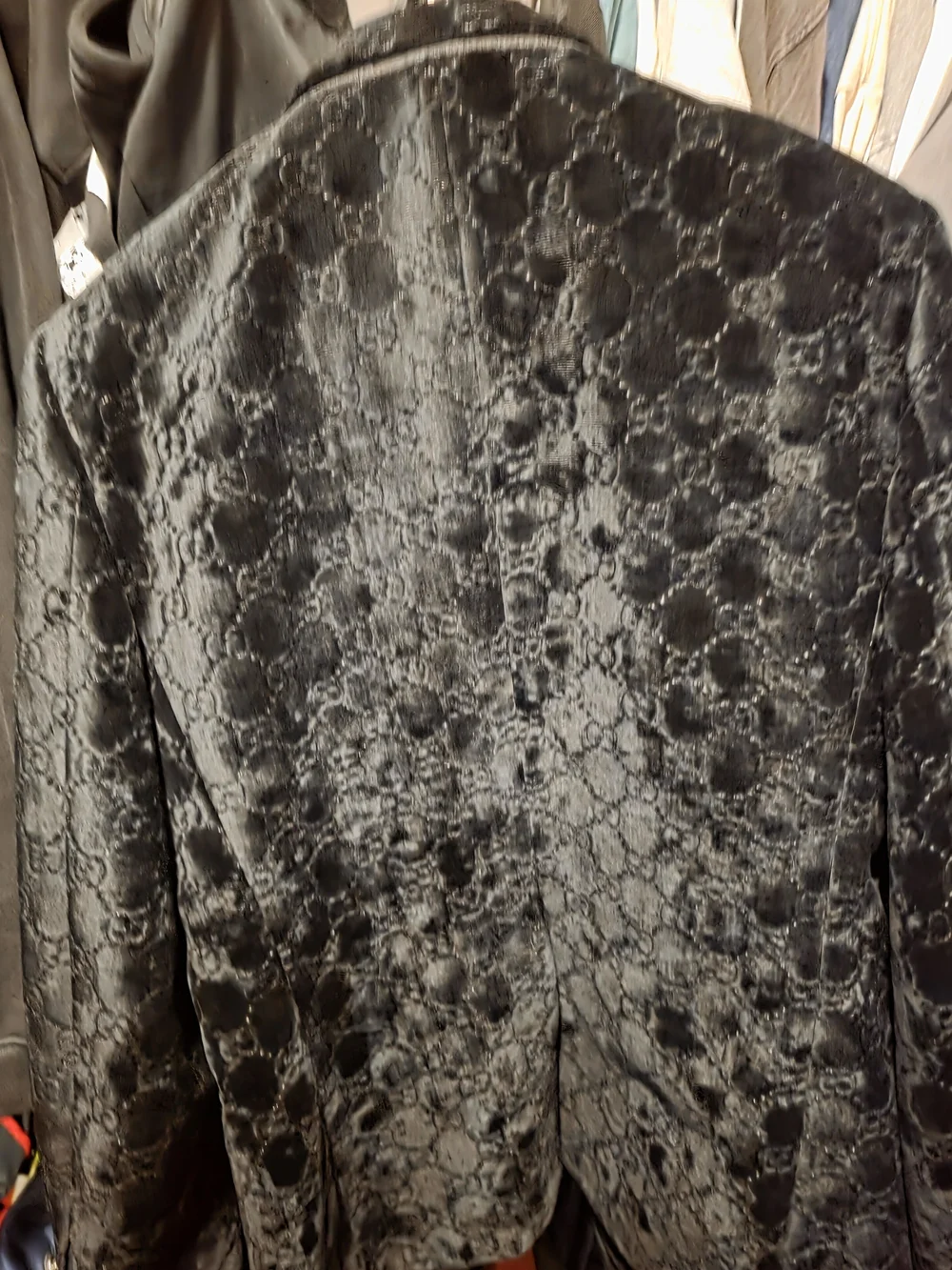 Gucci black velvet